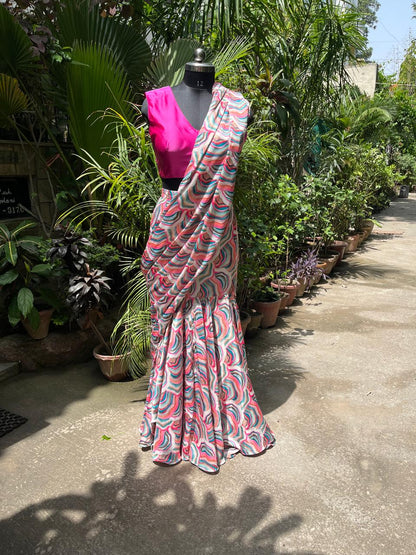 Sundae Bliss Saree