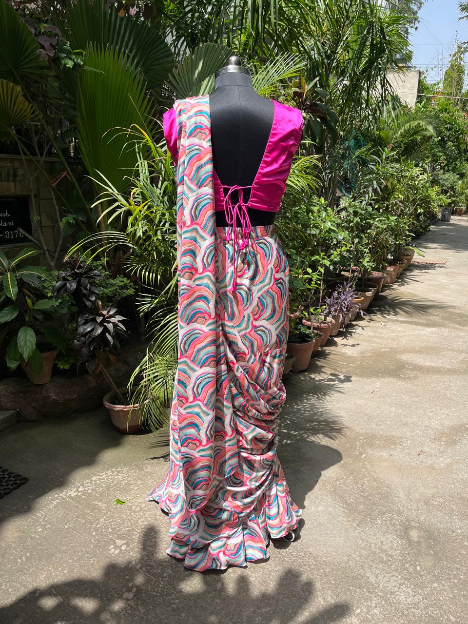 Sundae Bliss Saree