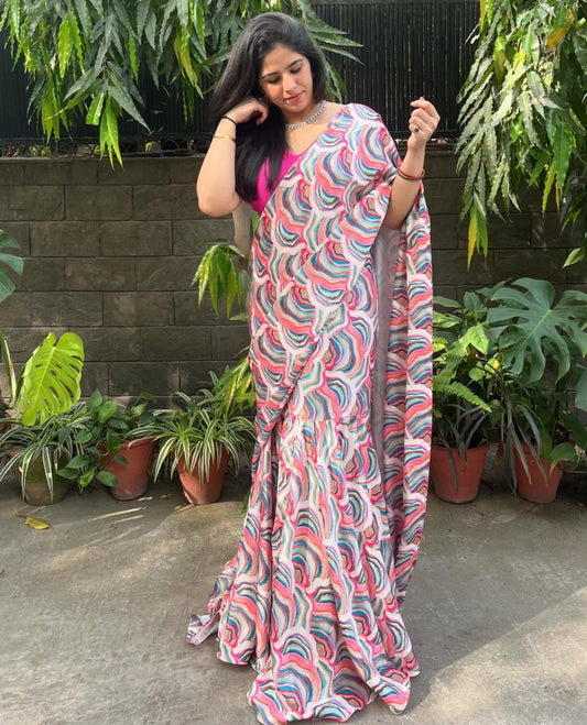 Sundae Bliss Saree