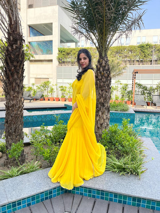 Yellow Saree