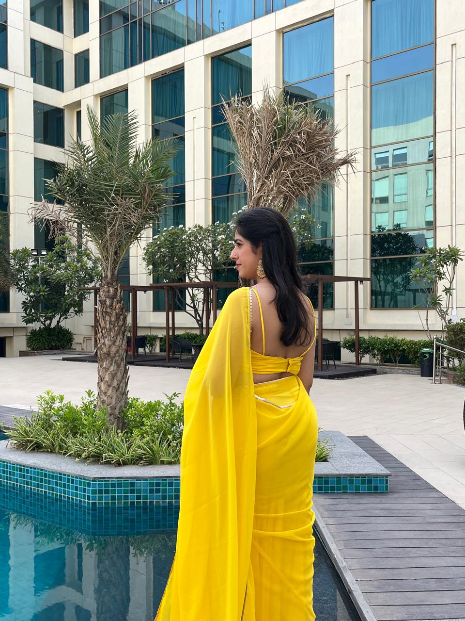 Yellow Saree