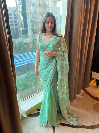 Raaya Royal Green saree