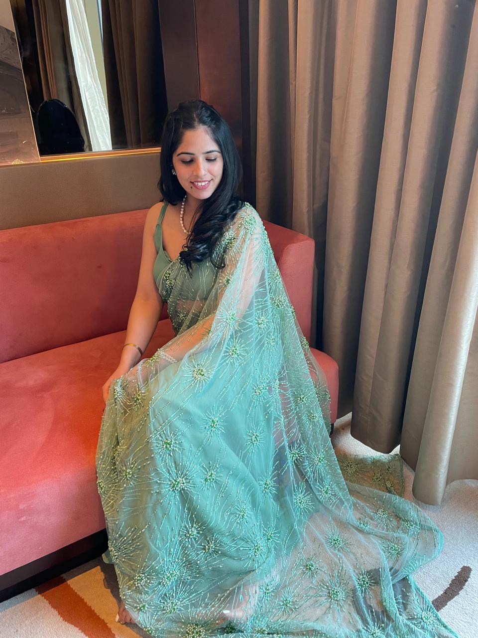 Raaya Royal Green saree