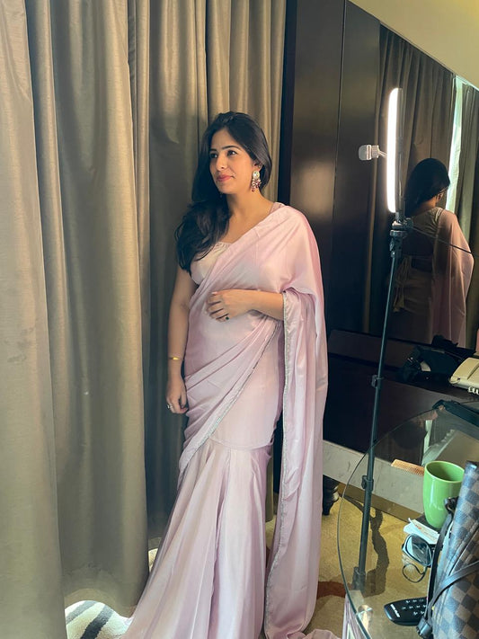 Lilac Saree