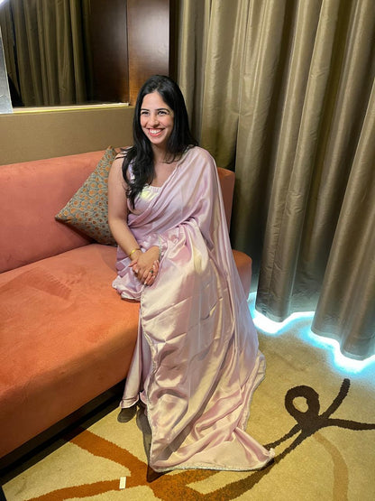 Lilac Saree
