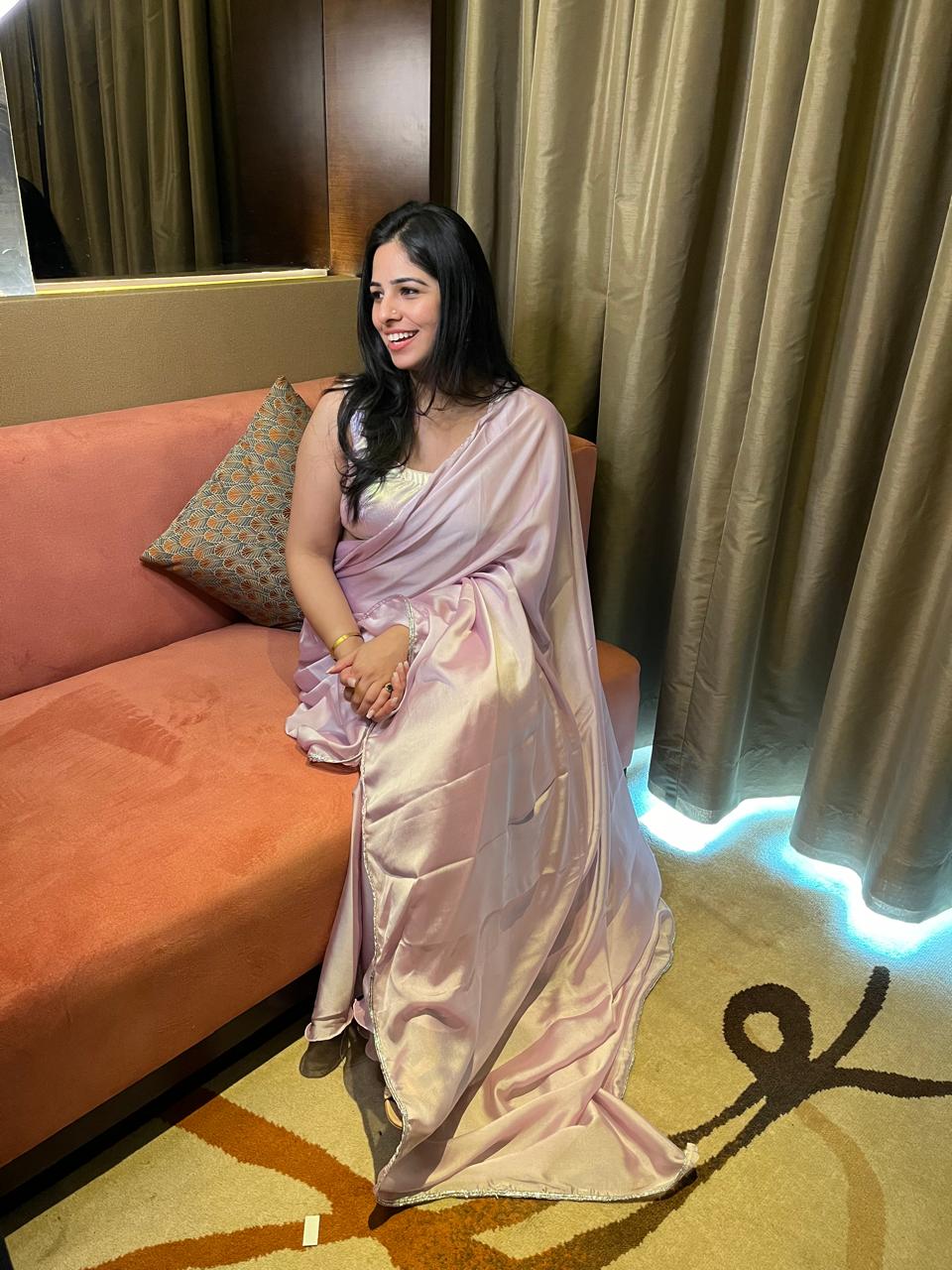 Lilac Saree